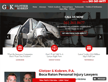 Tablet Screenshot of glotzerlaw.com